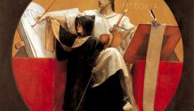 «Ιστορία». Πίνακας του Νικόλαου Γύζη (1892).